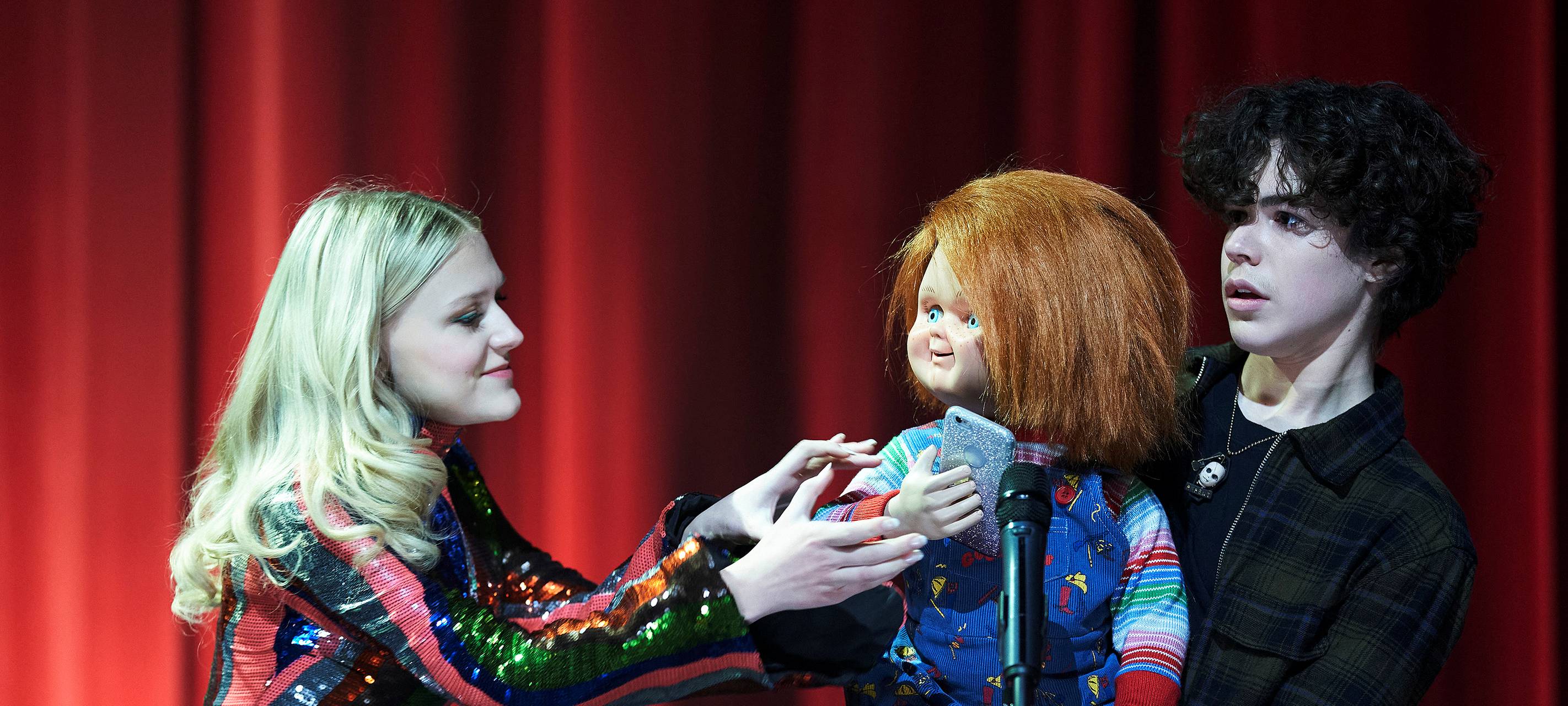 Chucky verbreitet auch an der Schule Angst und Schrecken.