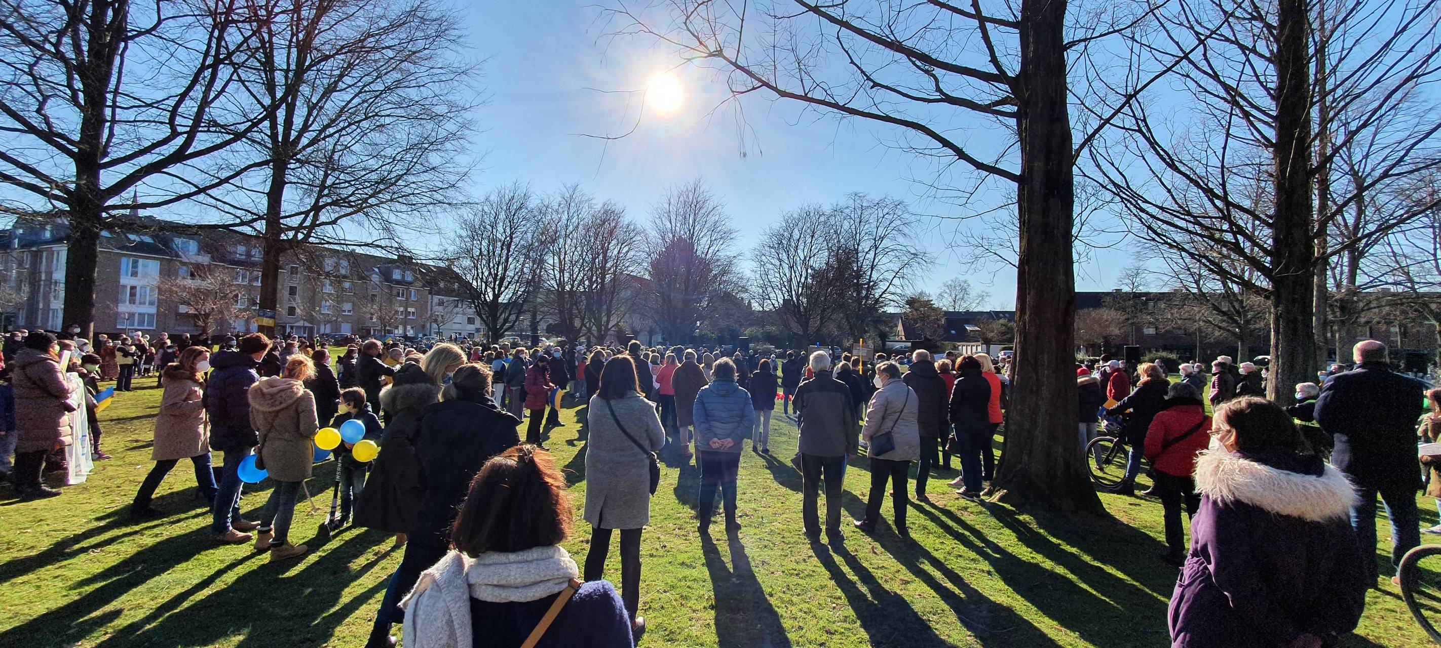 Friedensdemo in Meerbusch