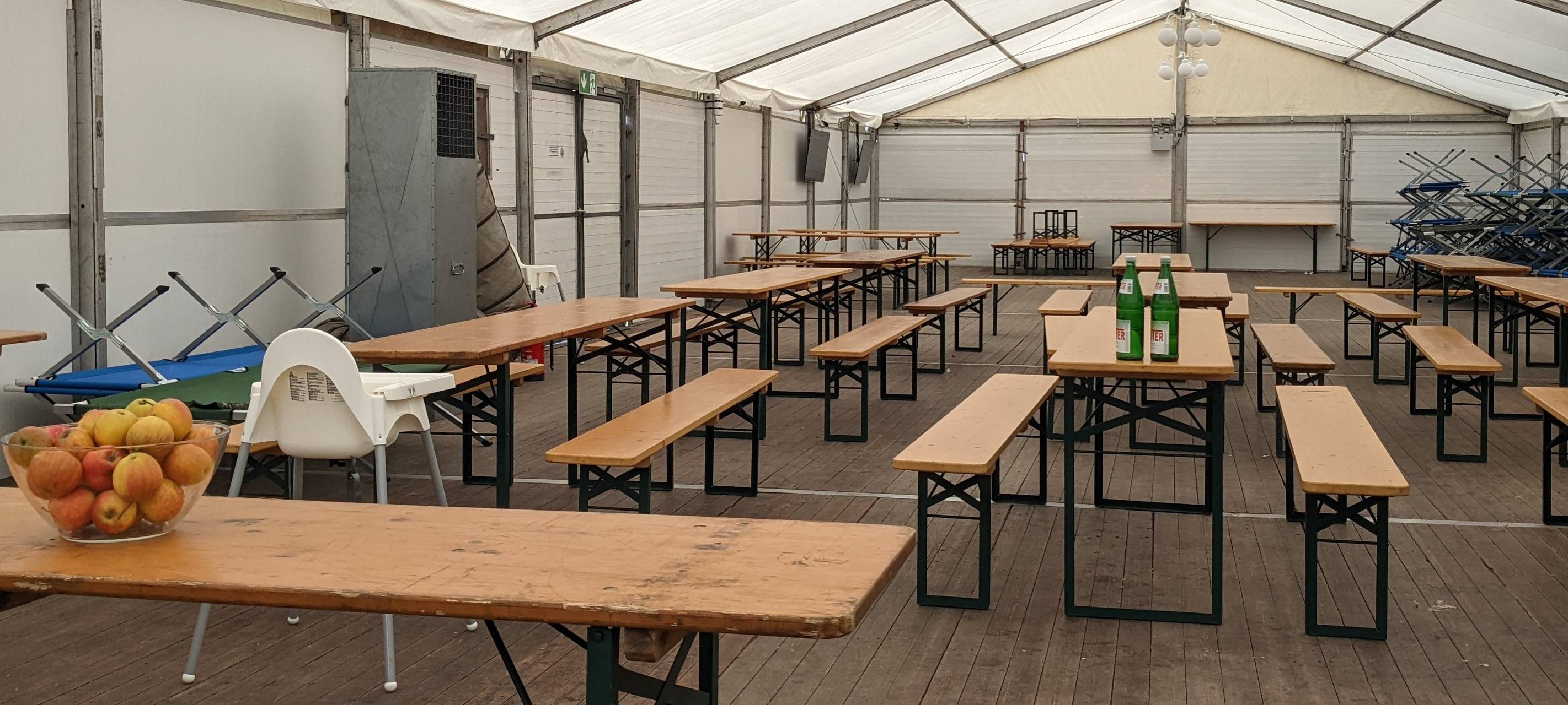 Ankunftszentrum für Geflüchtete in Dormagen