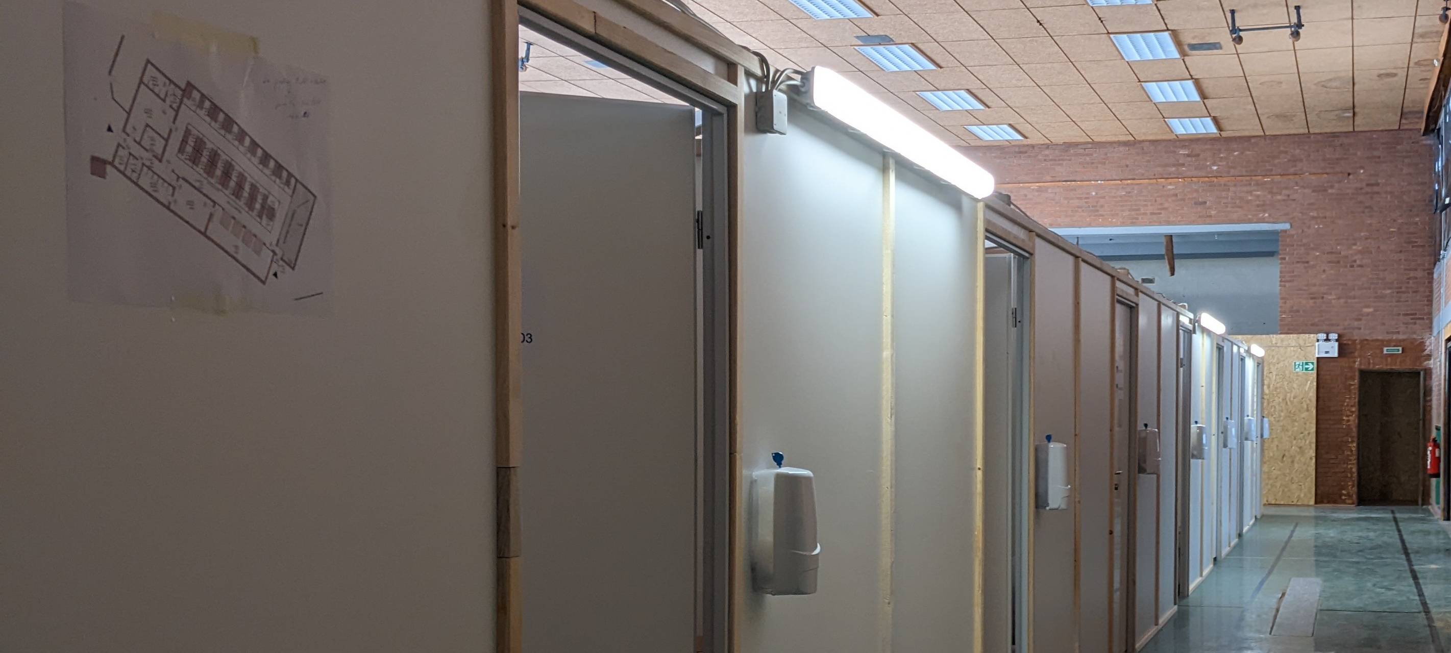 Ankunftszentrum für Geflüchtete in Dormagen