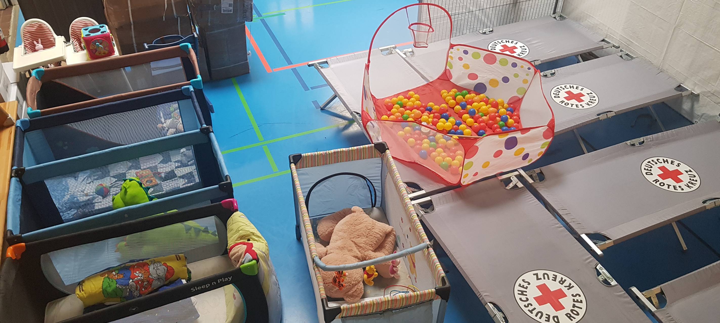 Auch an die vielen Kinder unter den Geflüchteten muss gedacht werden