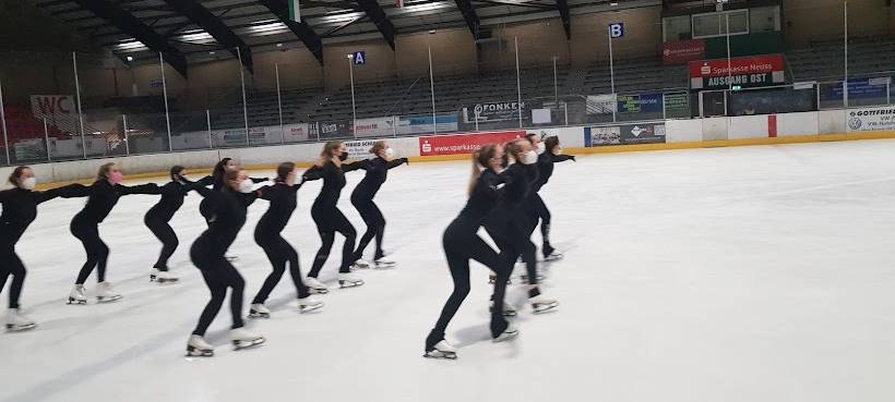 Die Butterflice beim Training