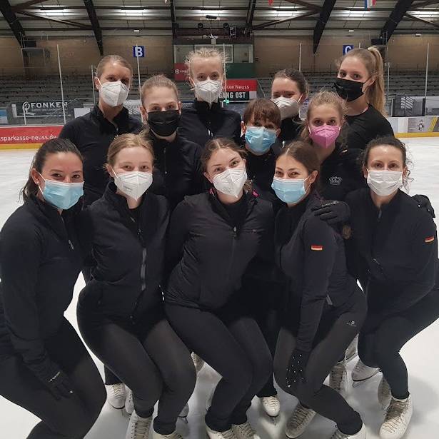 Die Butterflice vom Neusser Schlittschuhklub gehören zu Europas Spitze