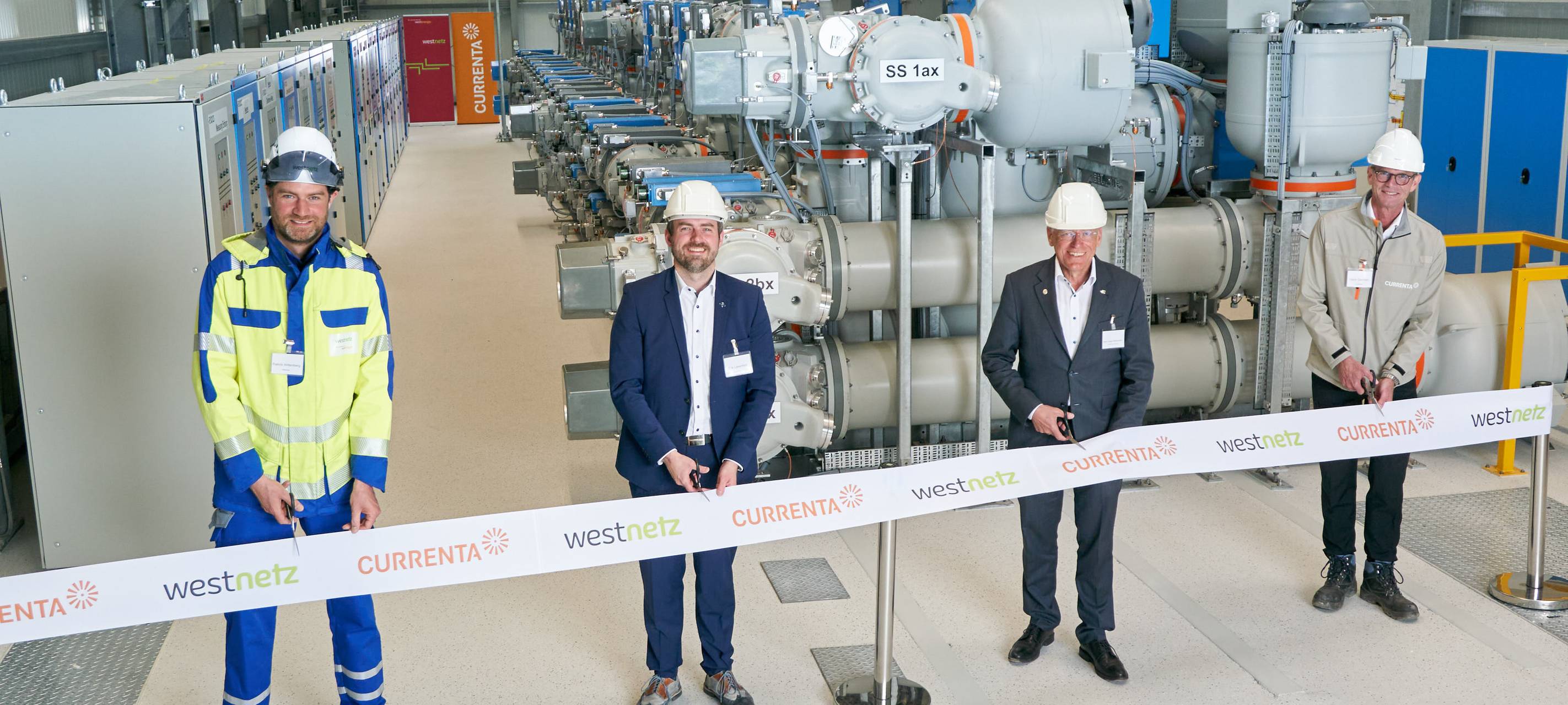 Neue riesige Stromanlage im Chempark Dormagen in Betrieb