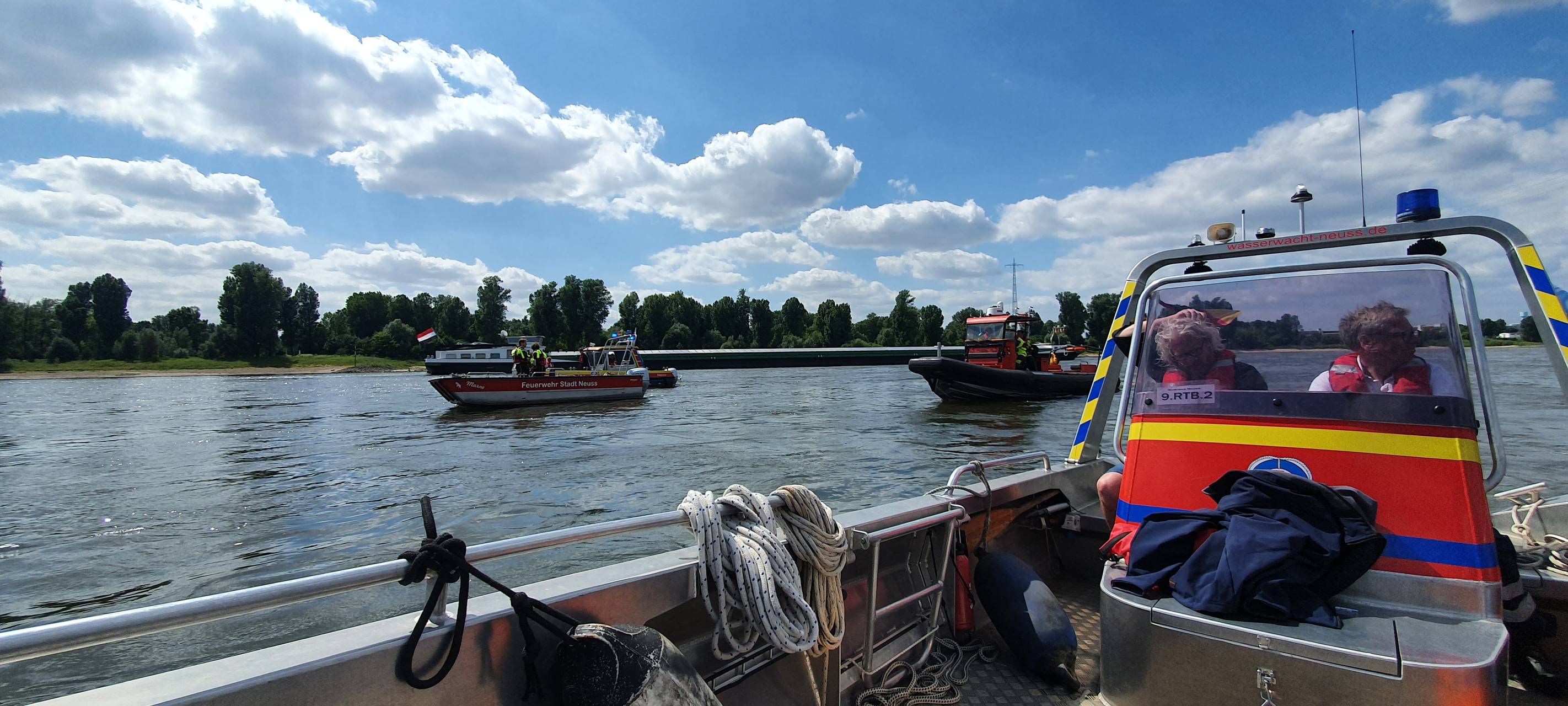 DRK-Wasserwacht in Neuss hat den Ernstfall geübt