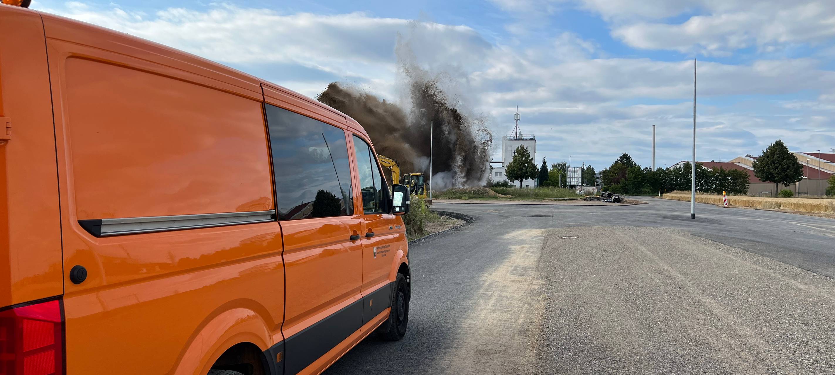 Erfolgreiche Sprengung einer Bombe in Kaarst-Holzbüttgen