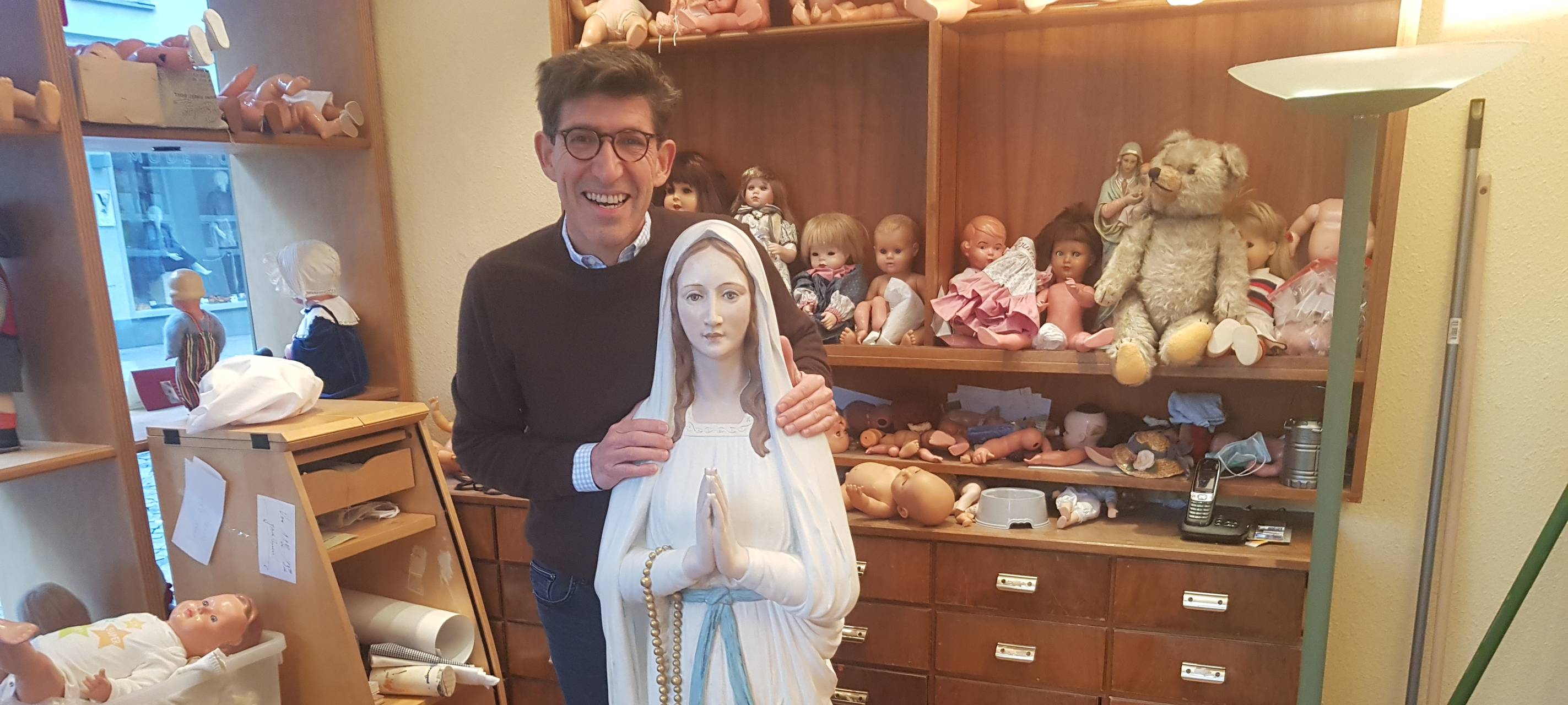 Neusser Puppendoktor rettet geköpfte Madonna
