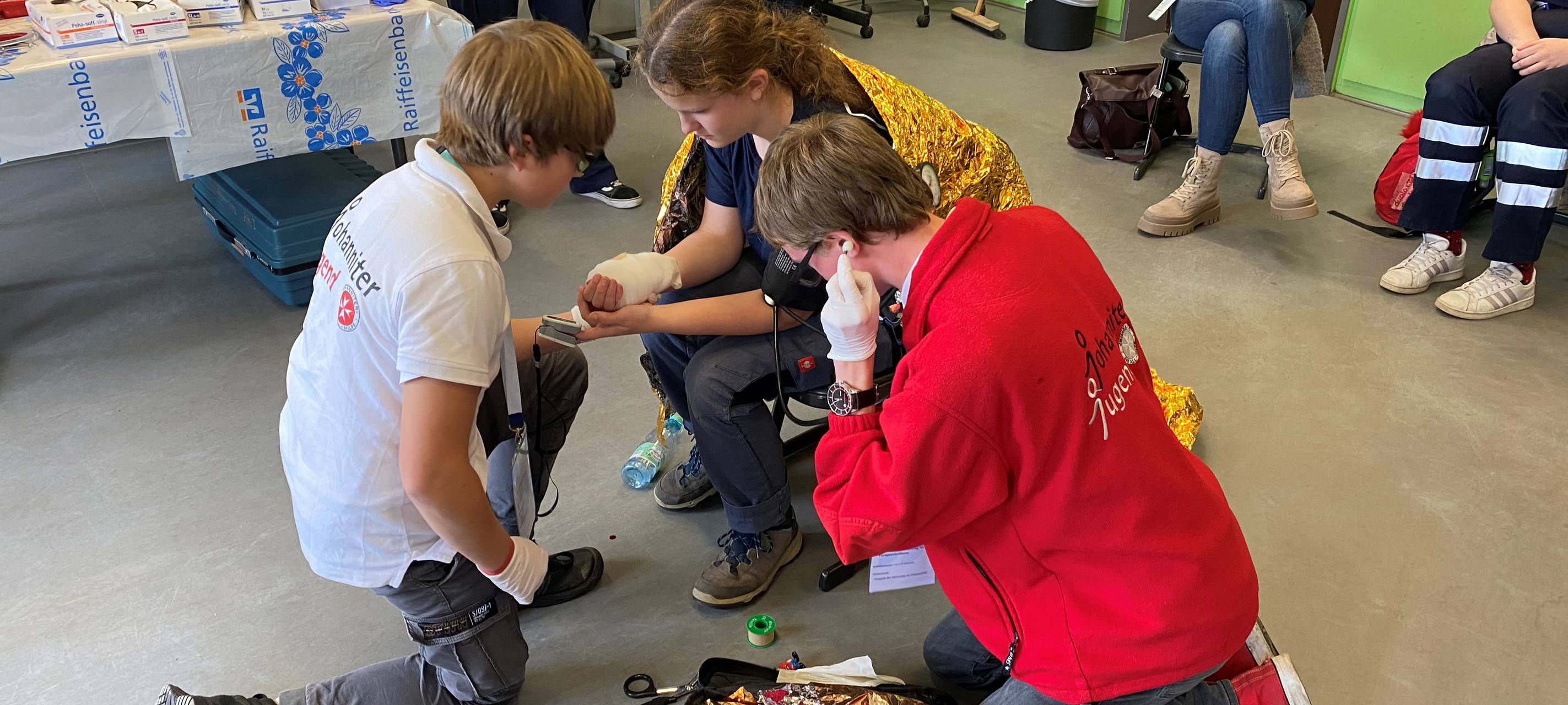 NRW-Schulsanitätsdienst-Tag in Neuss