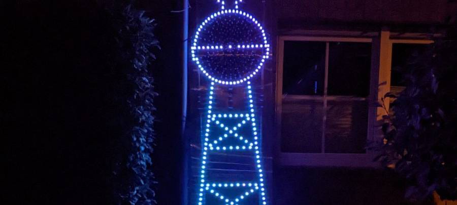 Weihnachtslichter in Meerbusch-Lank am 3. Advent