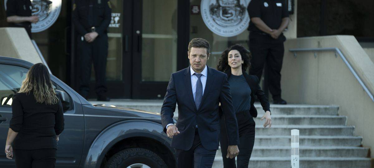 McLusky nach einem Besuch bei der Polizei.