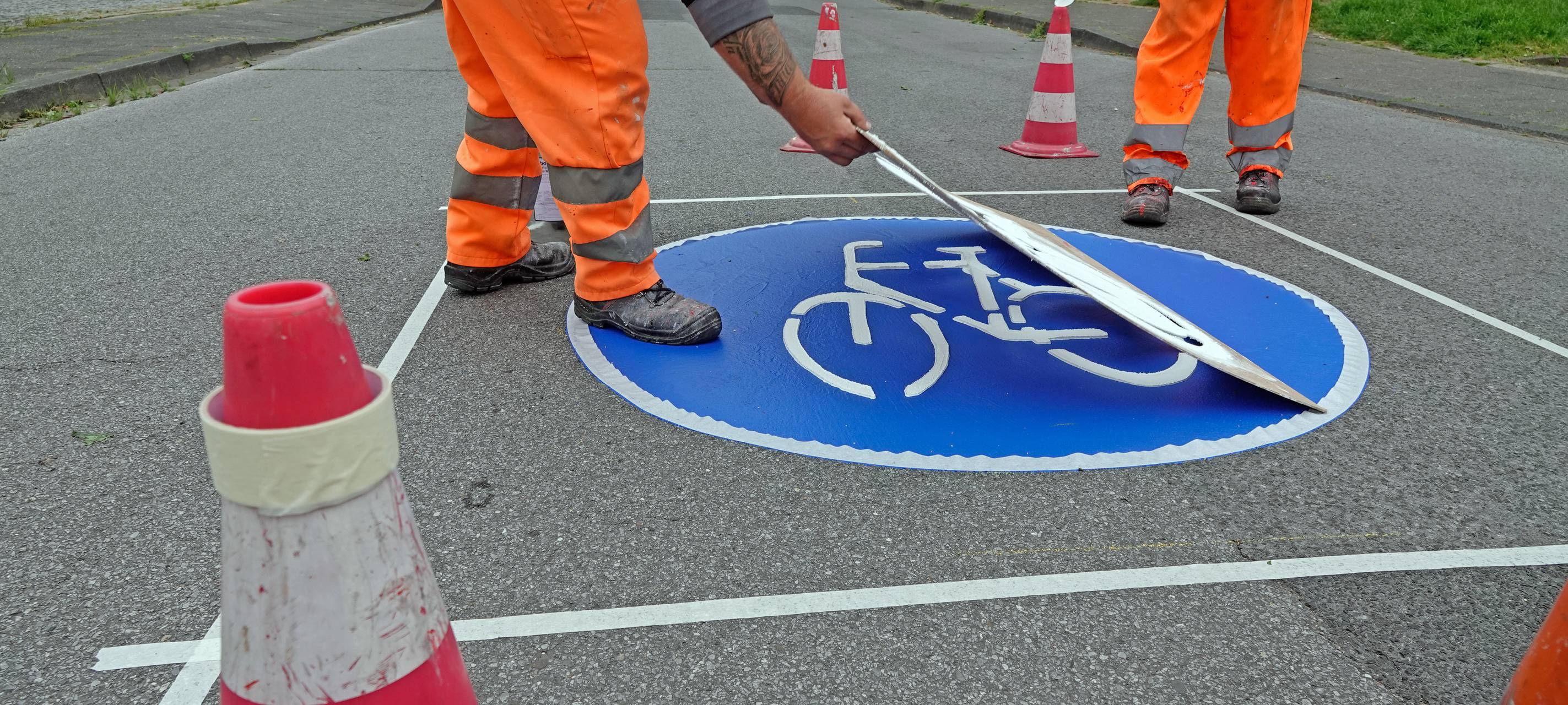 Neue Fahrradstraßen in Kaarst