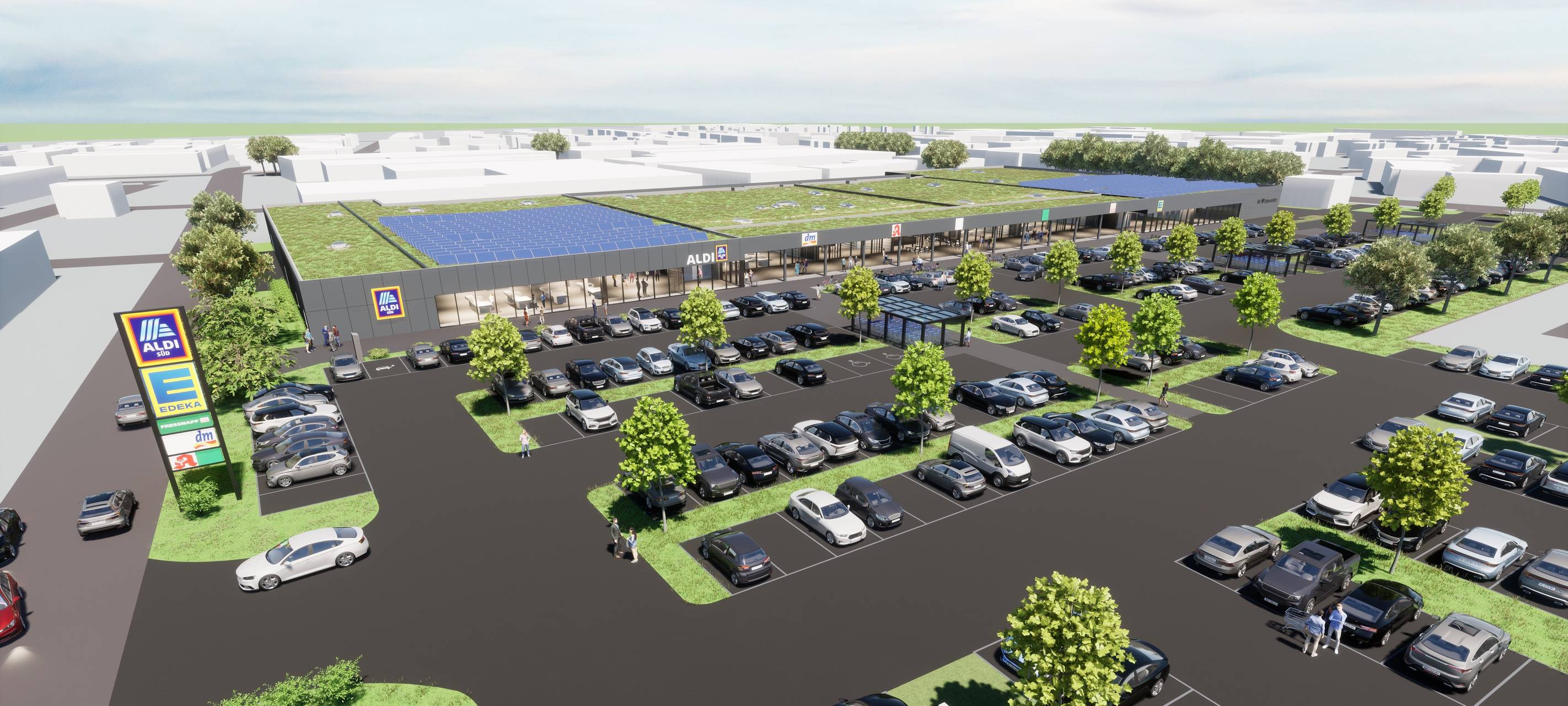 Neuss: So sehen die Pläne für das Ladenzentrum von Aldi aus