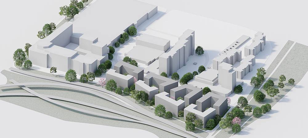 Neues Quartier rund um Neusser Rheinparkcenter