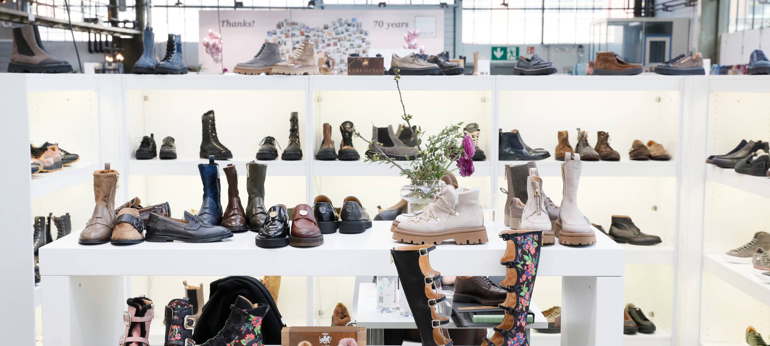 Schuhmesse auf dem Böhler Areal in Meerbusch-Büderich