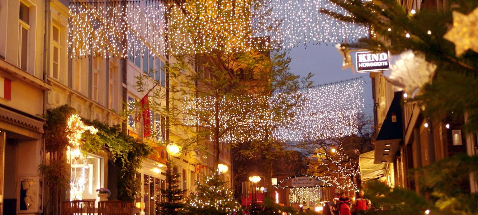 Das Weihnachtsgeschäft in Neuss