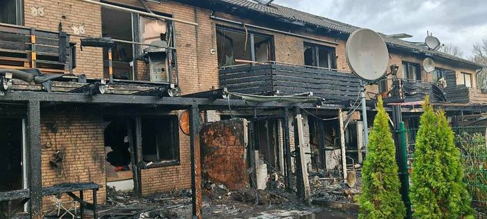 Vier Häuser nach Brand in Korschenbroich unbewohnbar