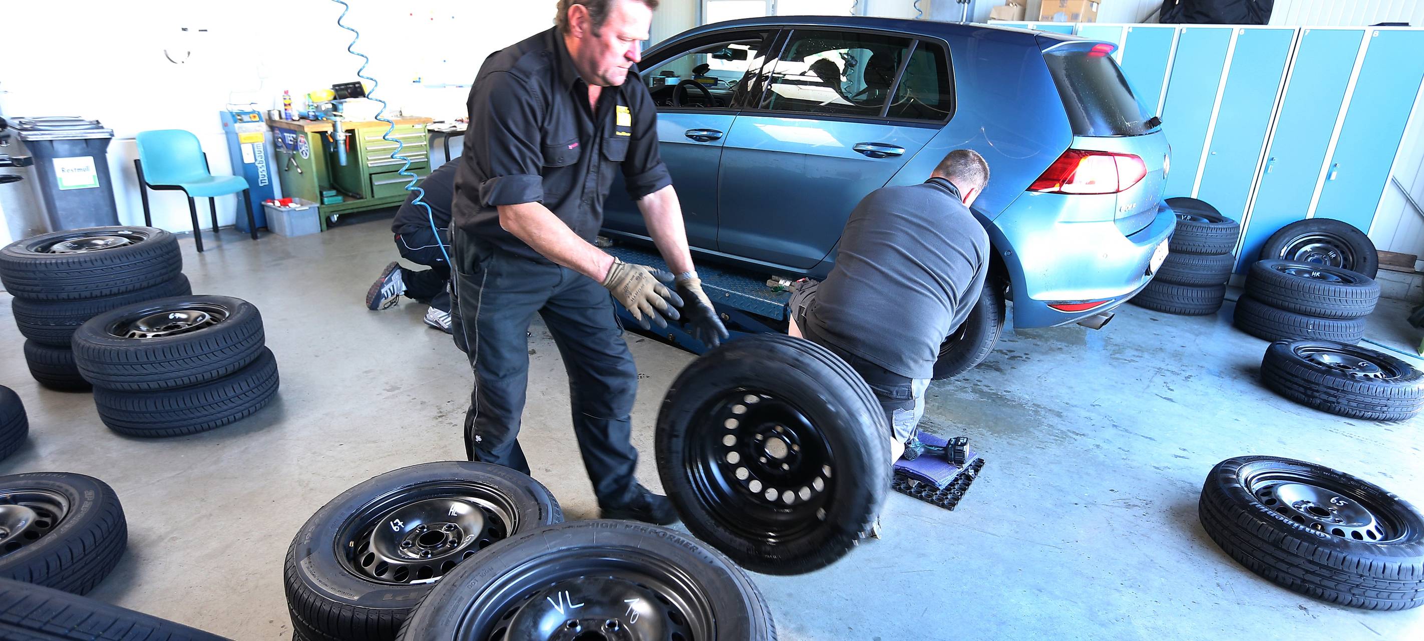 Reifenwechsel erst bei Temperaturen über 7 Grad.