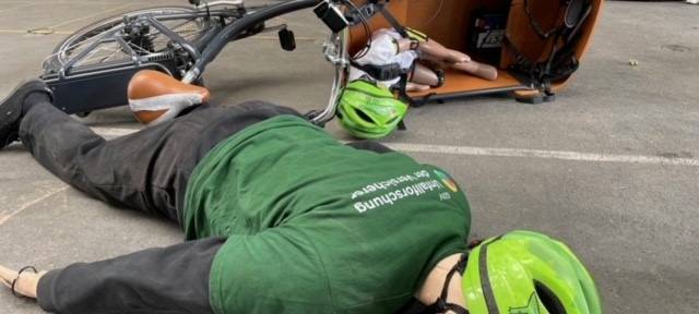 Kindertransport auf dem Fahrrad - Wie sicher ist es?