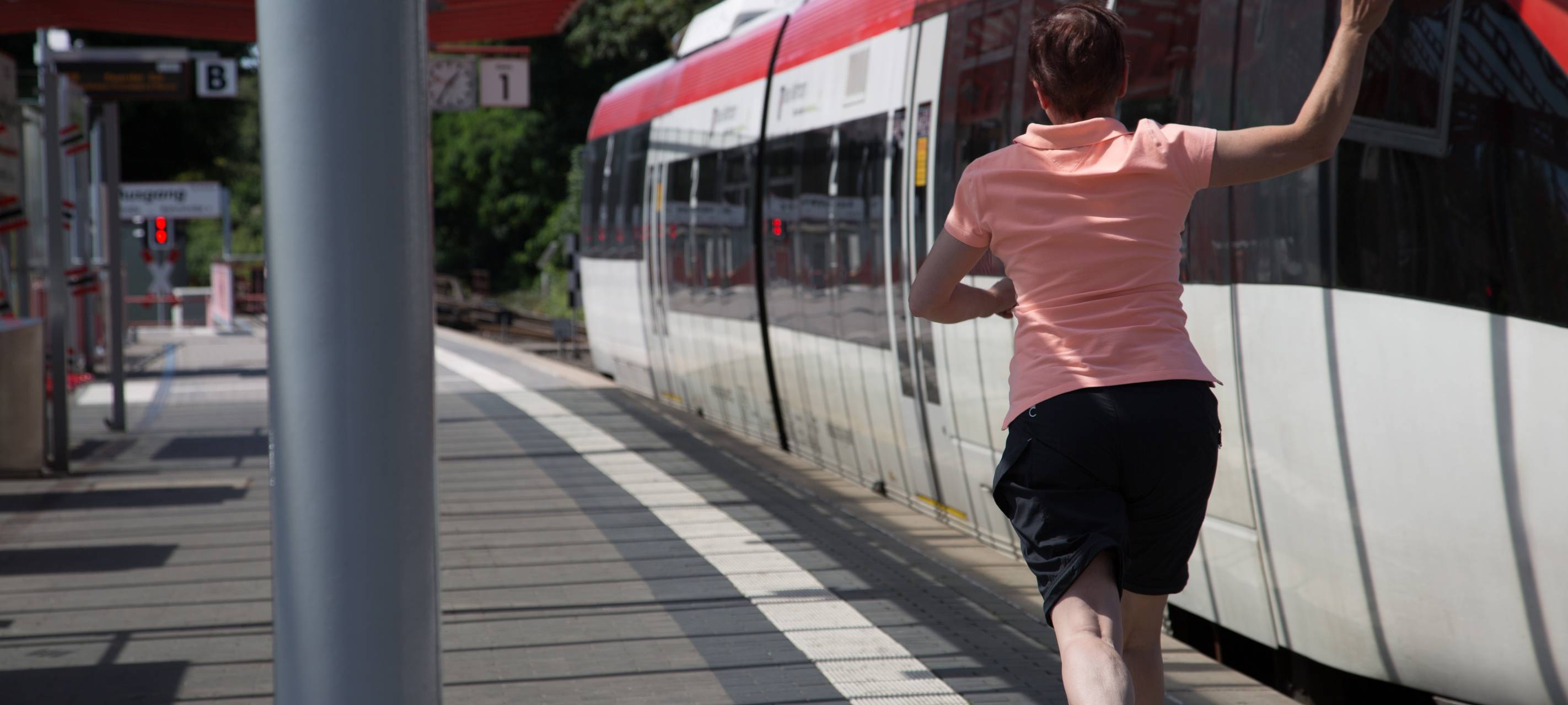 Schienenersatzverkehr Richtung Düsseldorf