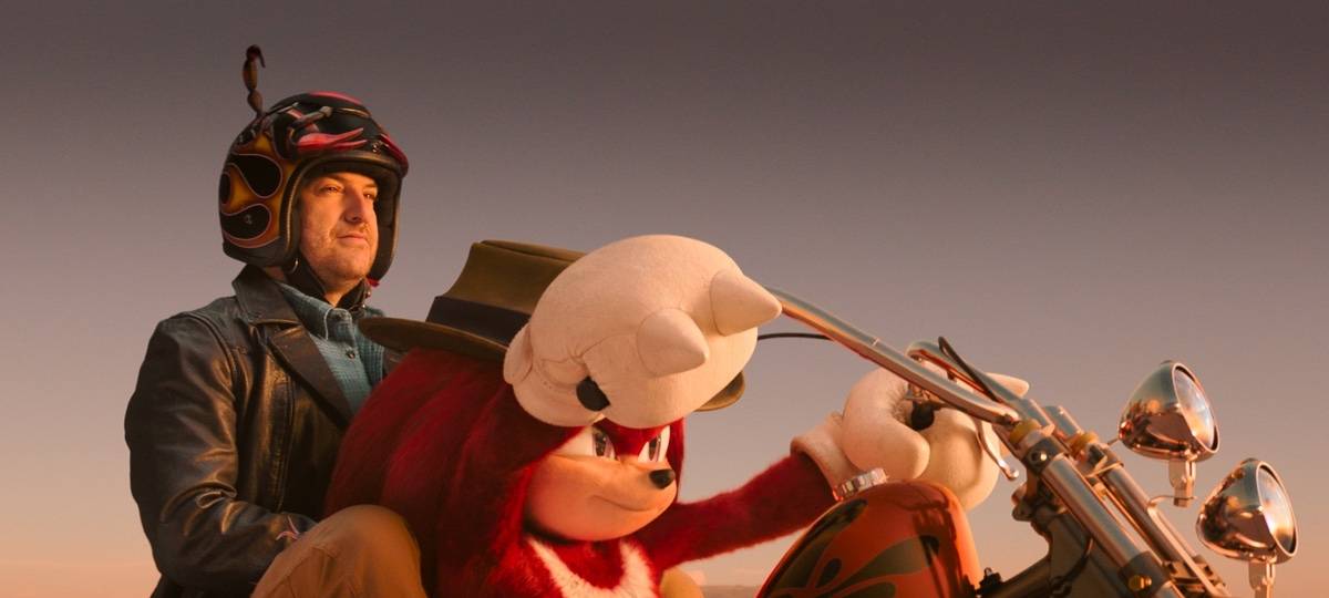 Knuckels auf dem Weg zu seinem nächsten Abenteuer.