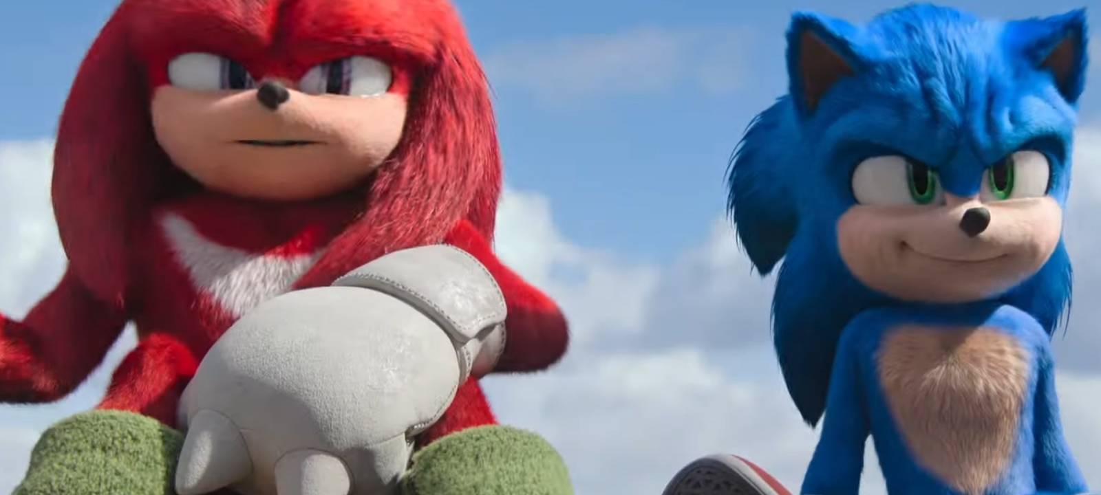 Knuckels im Duo mit Sonic.