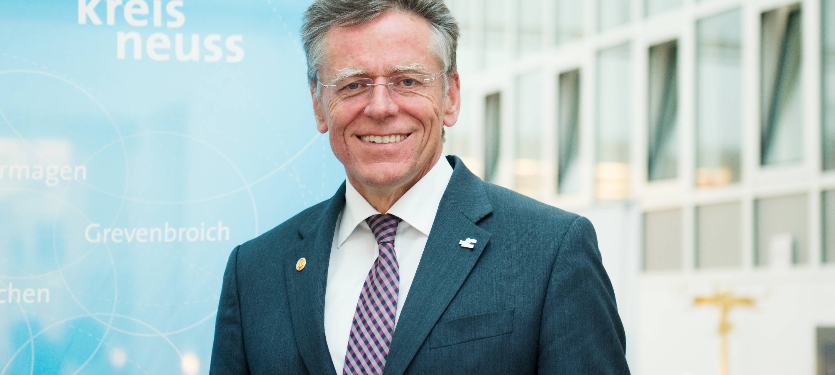 Landrat des Rhein-Kreises Neuss Hans-Jürgen Petrauschke