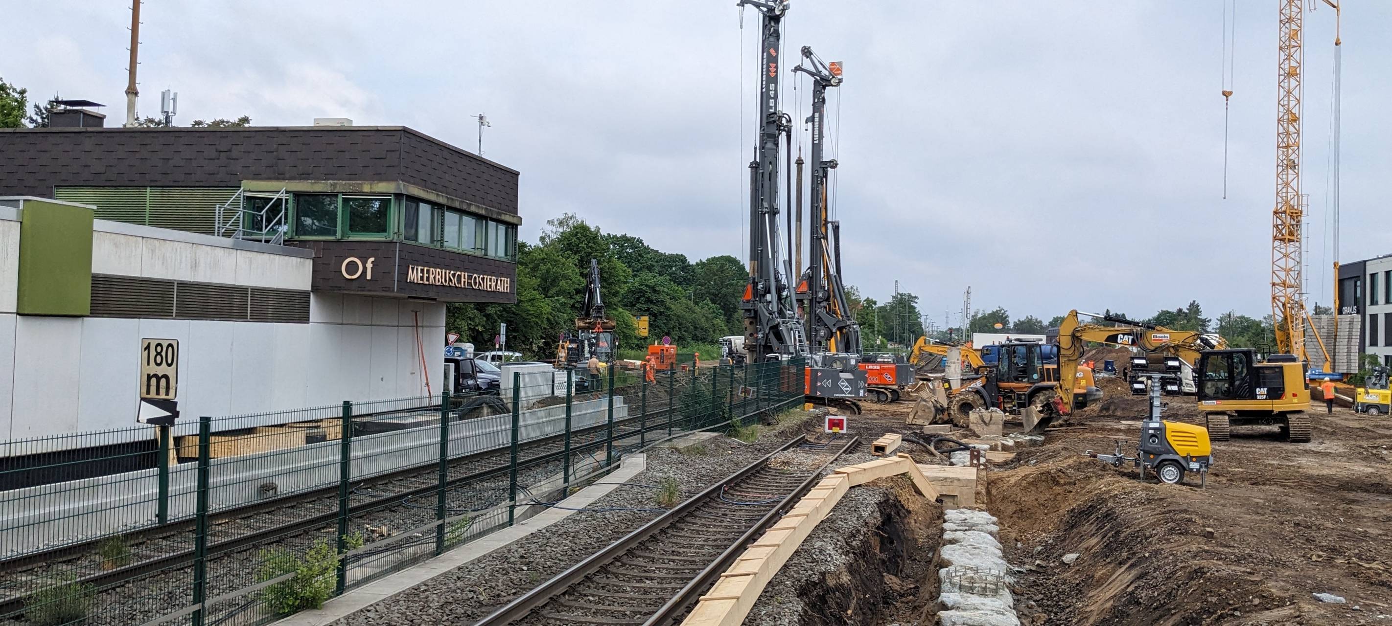 Bahnhof Meerbusch-Osterath: Aktueller Stand der Bauarbeiten