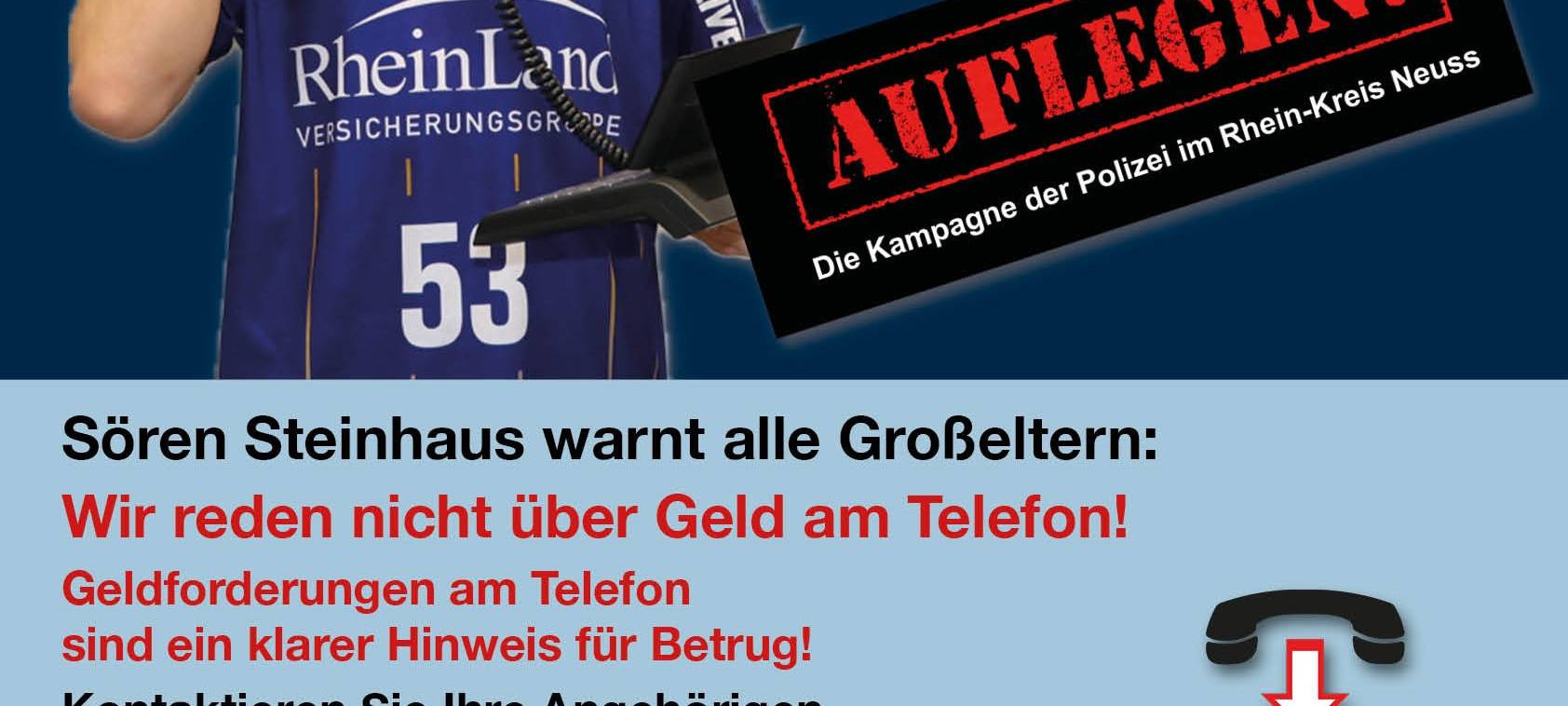 Auflegen: Kreis-Polizei will mit Kampagne Betrüger stoppen