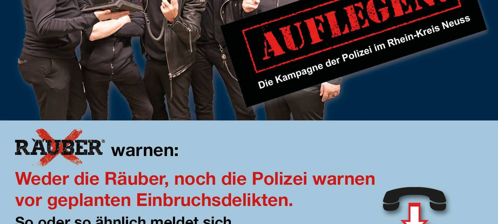 Auflegen: Kreis-Polizei will mit Kampagne Betrüger stoppen