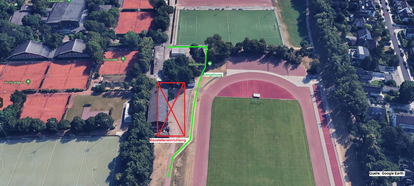 Neusser Jahnstadion nimmt weiter Gestalt an