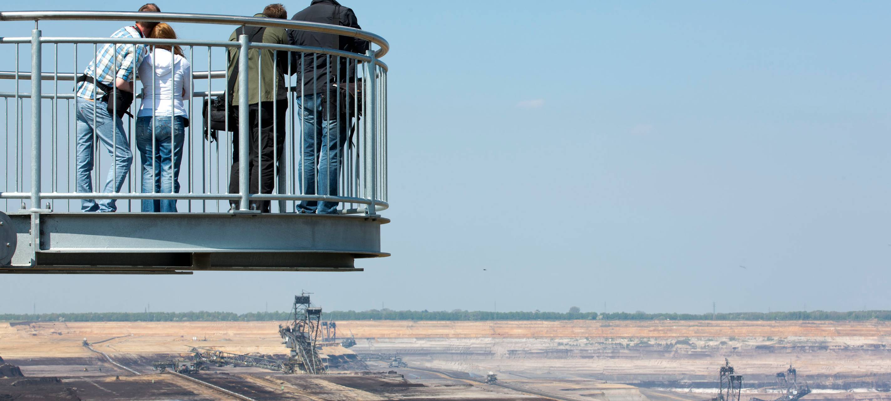 Tagebau Aussichtspunkt Skywalk in Jackerath