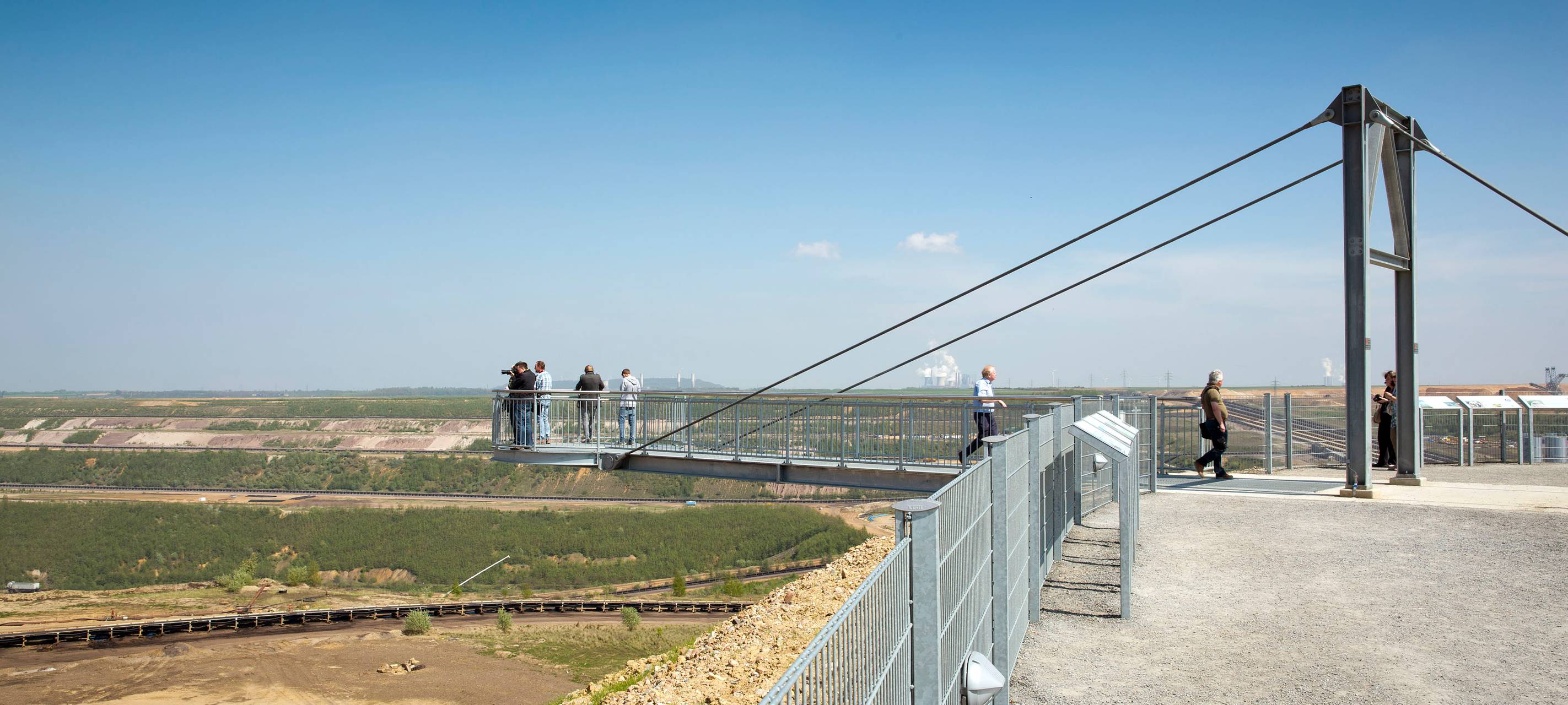 Tagebau Aussichtspunkt Skywalk in Jackerath