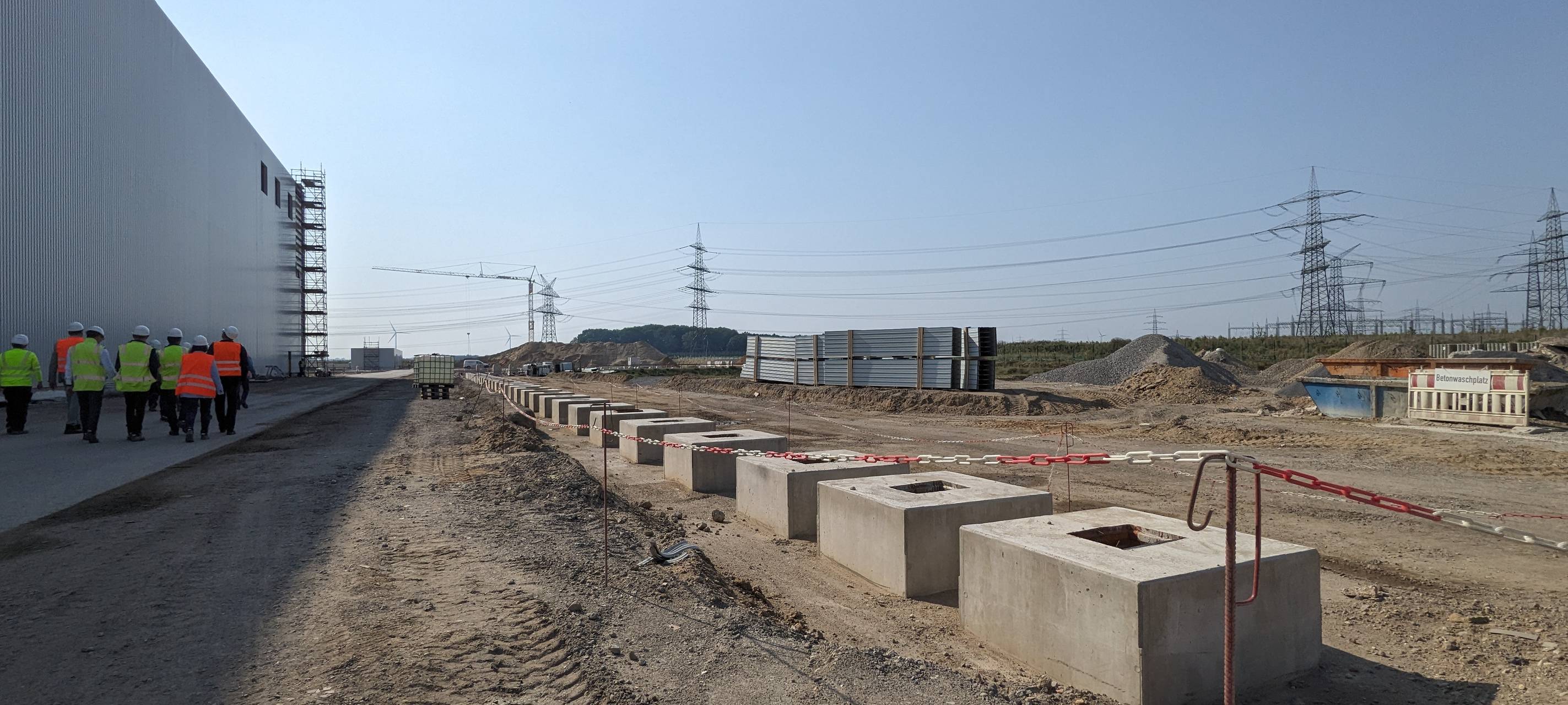 Richtfest beim Stromkonverter in Meerbusch