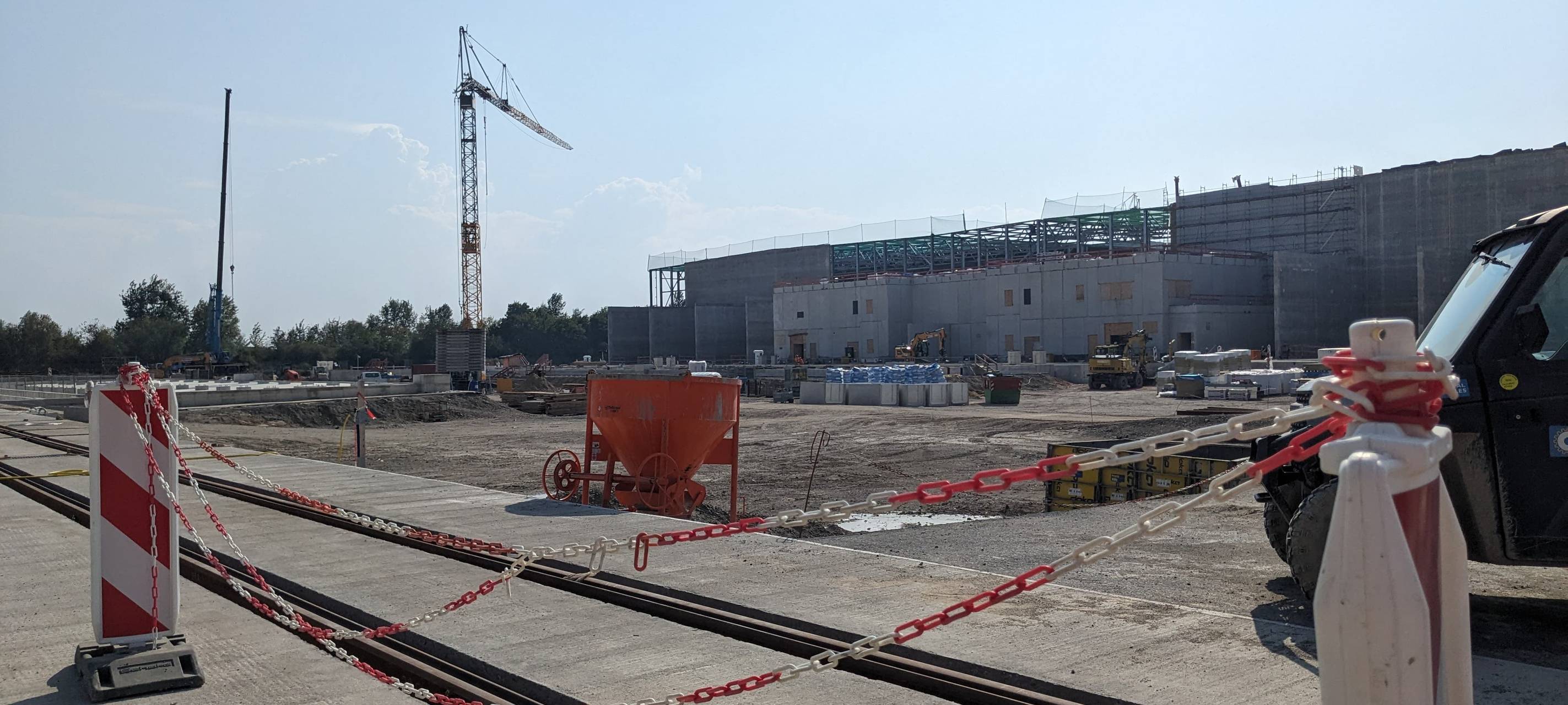 Richtfest beim Stromkonverter in Meerbusch