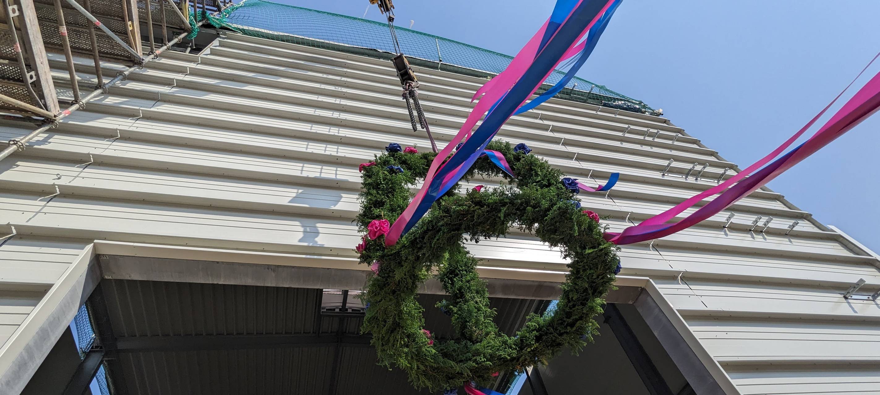 Richtfest beim Stromkonverter in Meerbusch