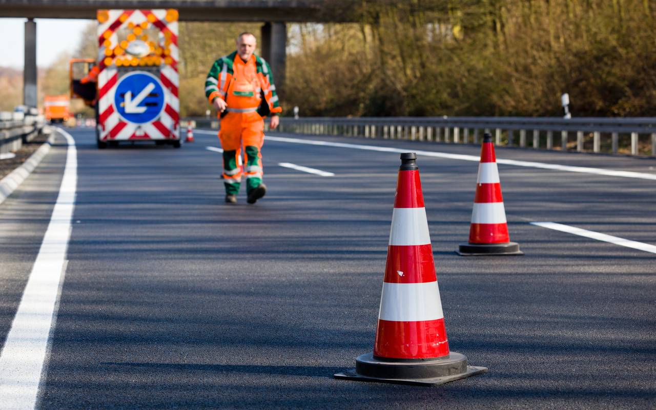 Baustelle Autobahn Straßen.NRW