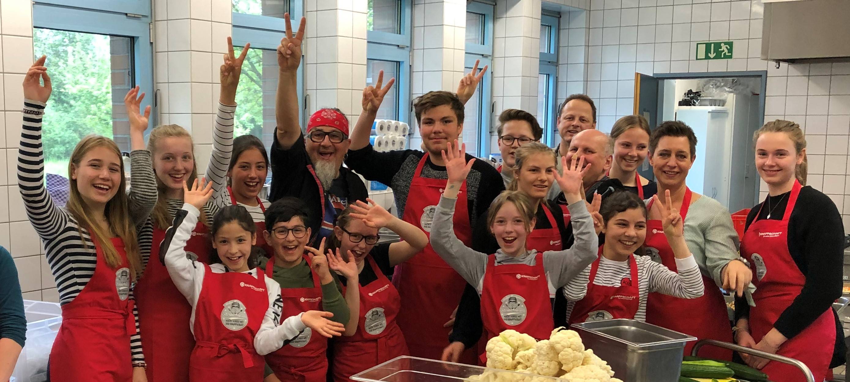 TV-Koch Marquard an Schule in Meerbusch