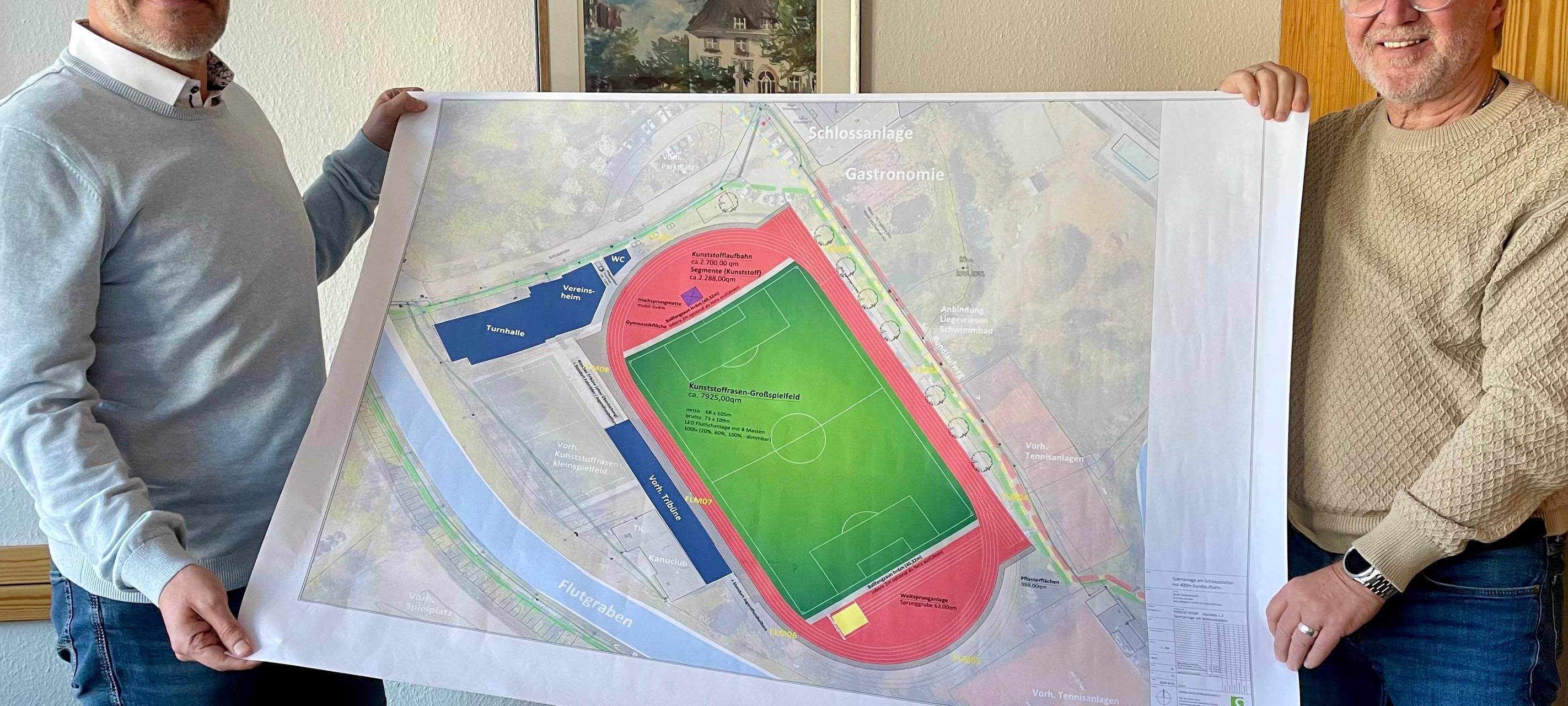 Sanierung des Schlossstadions in Grevenbroich startet im Juli