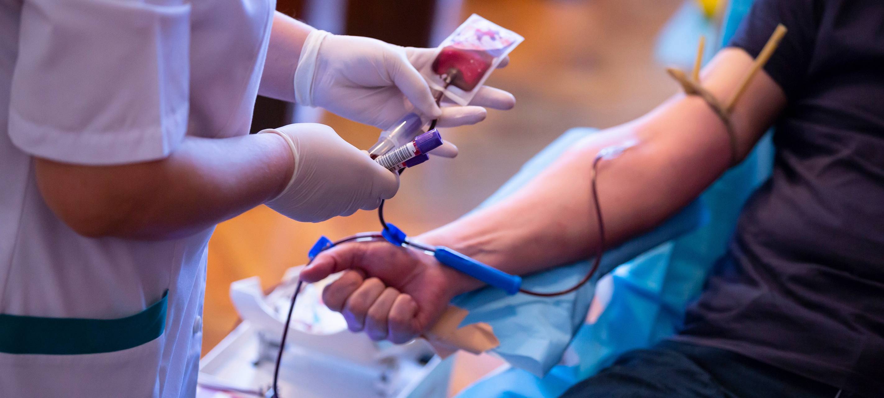 Blutspendemarathon im Zeughaus in Neuss