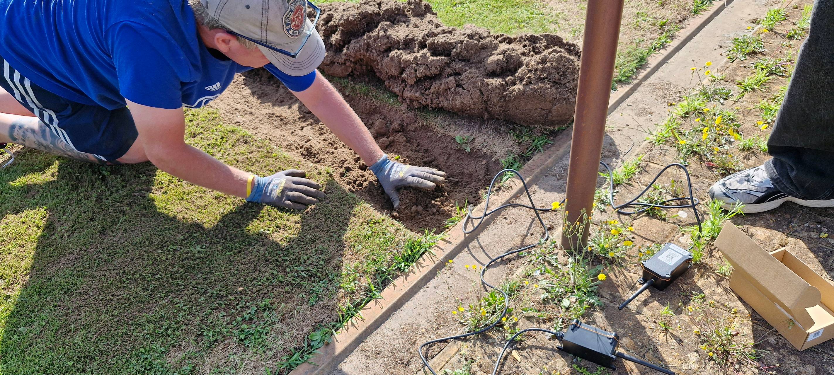 Smarte Grünflächen und Mülleimer in Dormagen