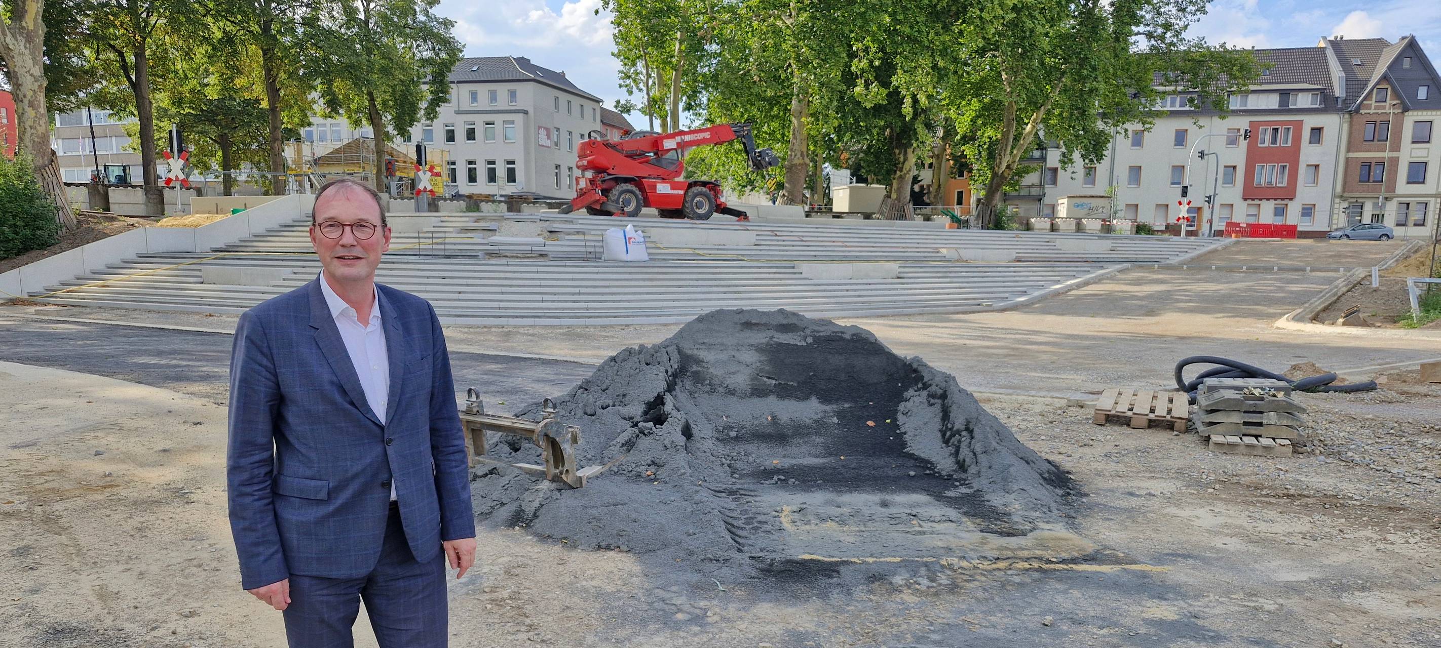 Wird der Neusser Kirmesplatz rechtzeitig fertig?