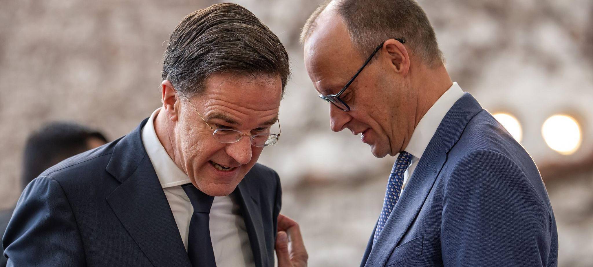 Kanzler Merz trifft Nato-Generalsekretär Rutte