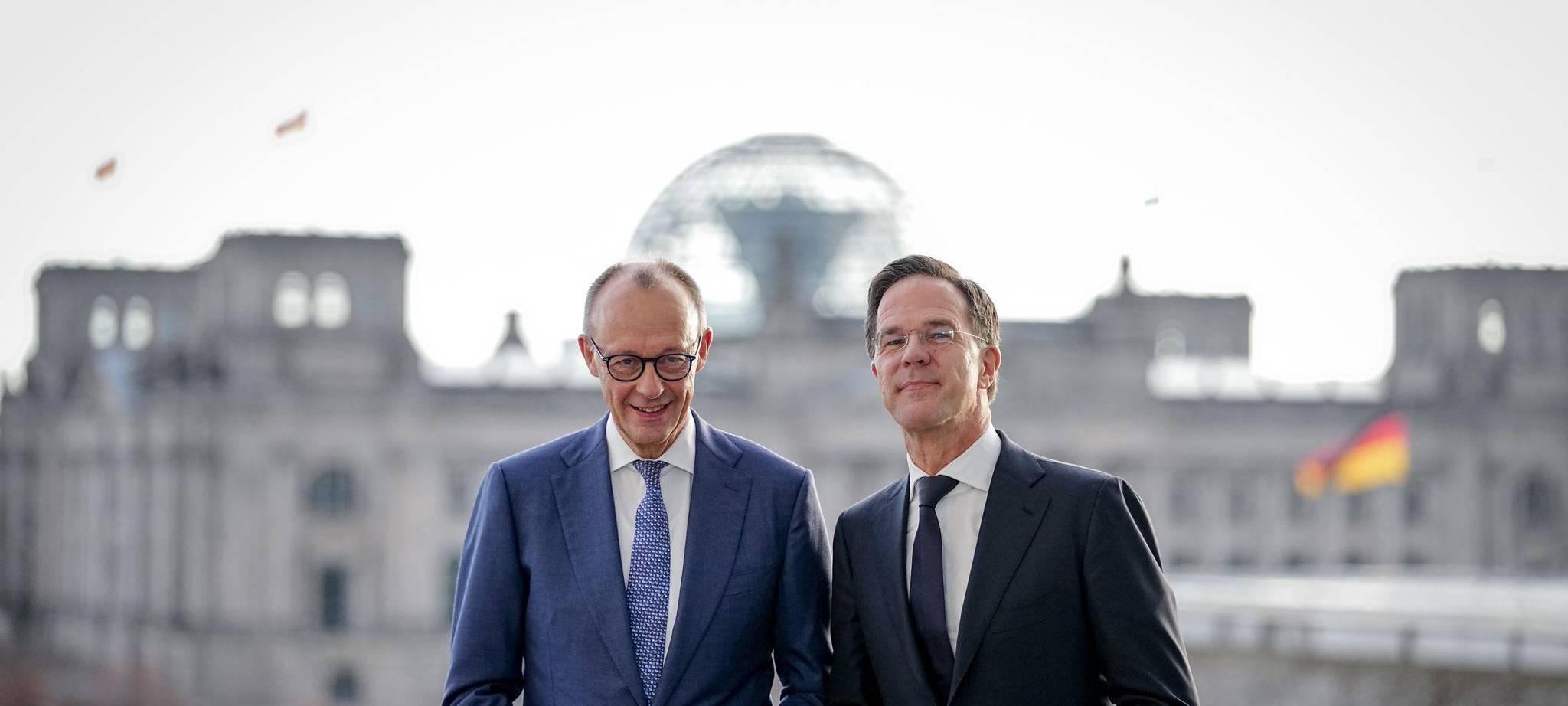 Kanzler Merz trifft Nato-Generalsekretär Rutte