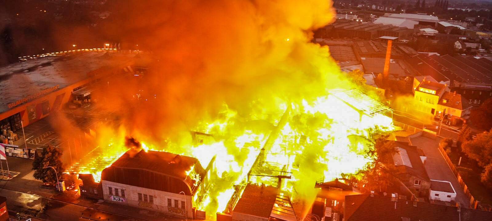 Brand in Mönchengladbach