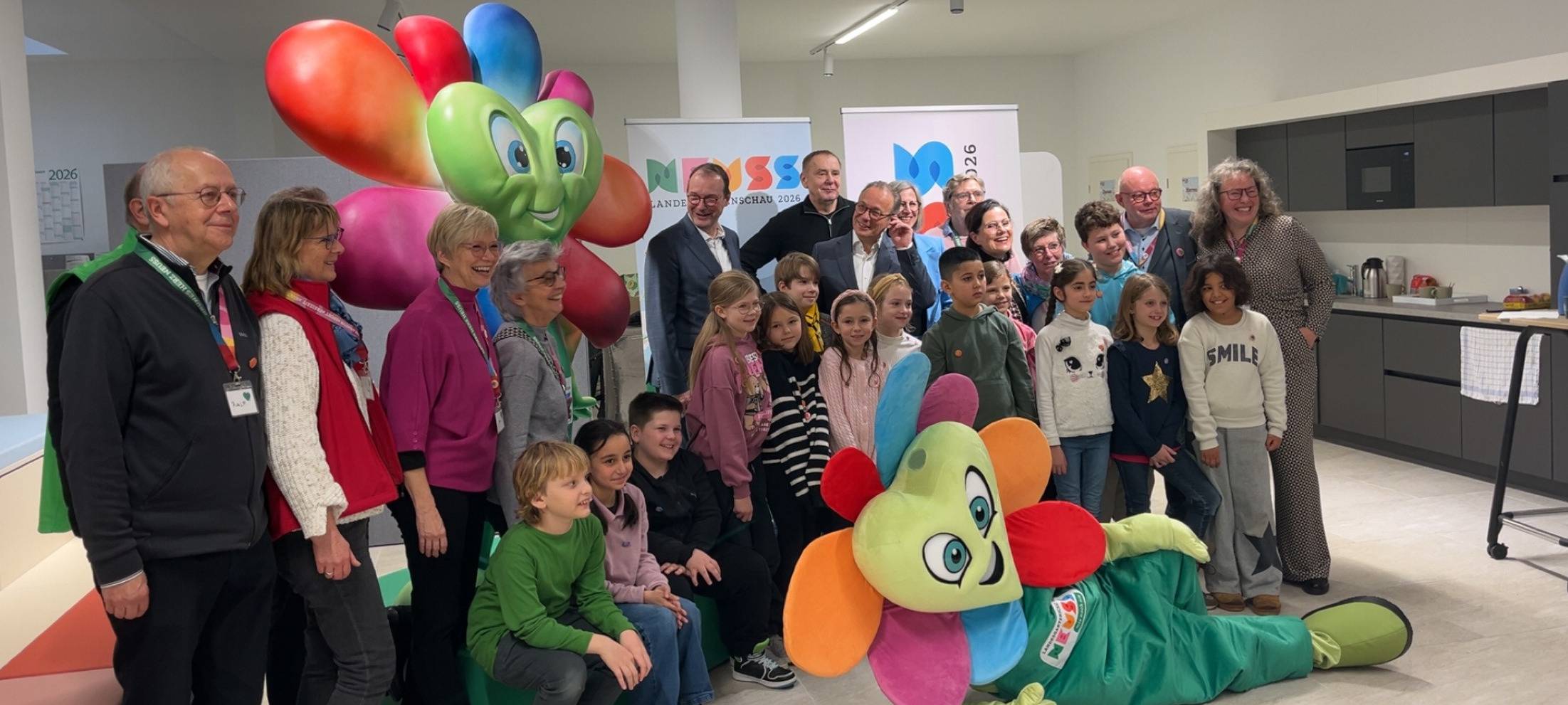 Ein Maskottchen für die Landesgartenschau in Neuss