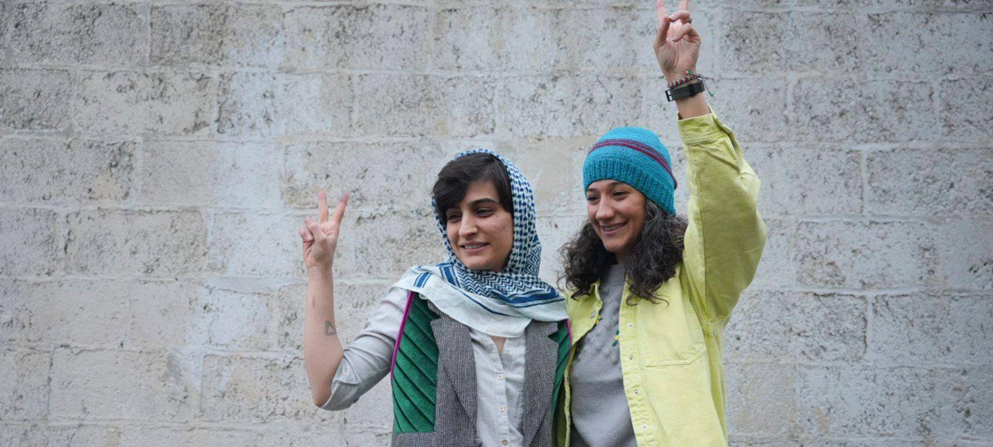 Iranische Journalistinnen Hamedi und Mohammadi