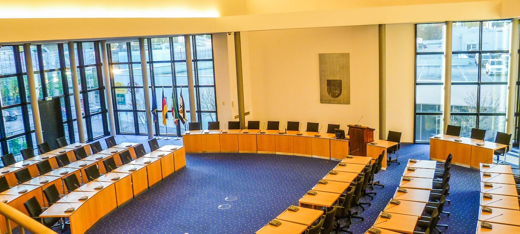 Sitzungssaal des Kreistages