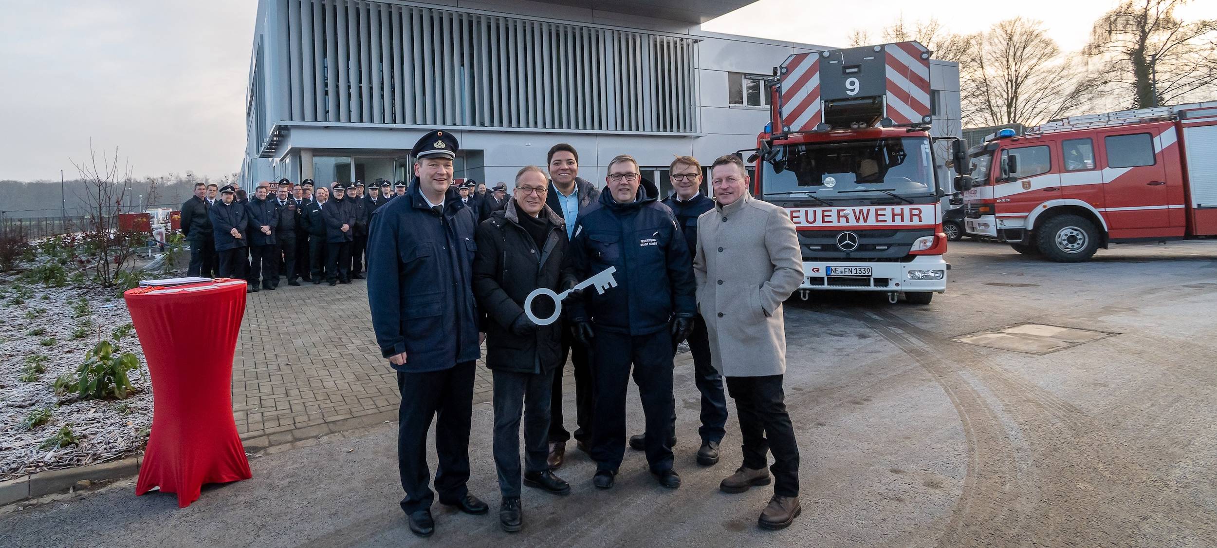 Einzug in Hoisten - Neue Feuerwache geht in Betrieb