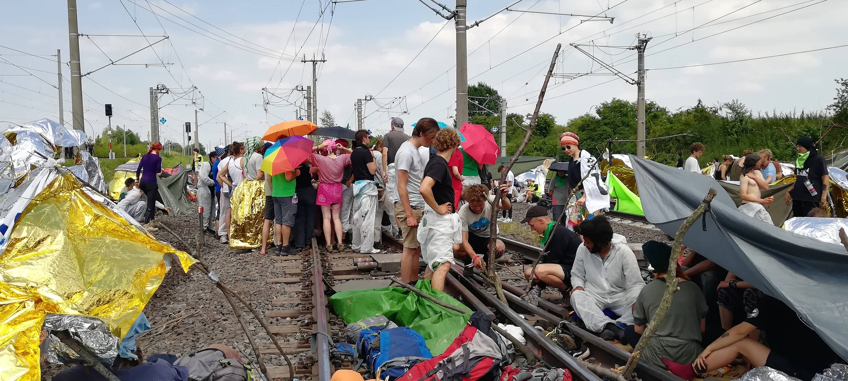 So lief der Kohle-Protest