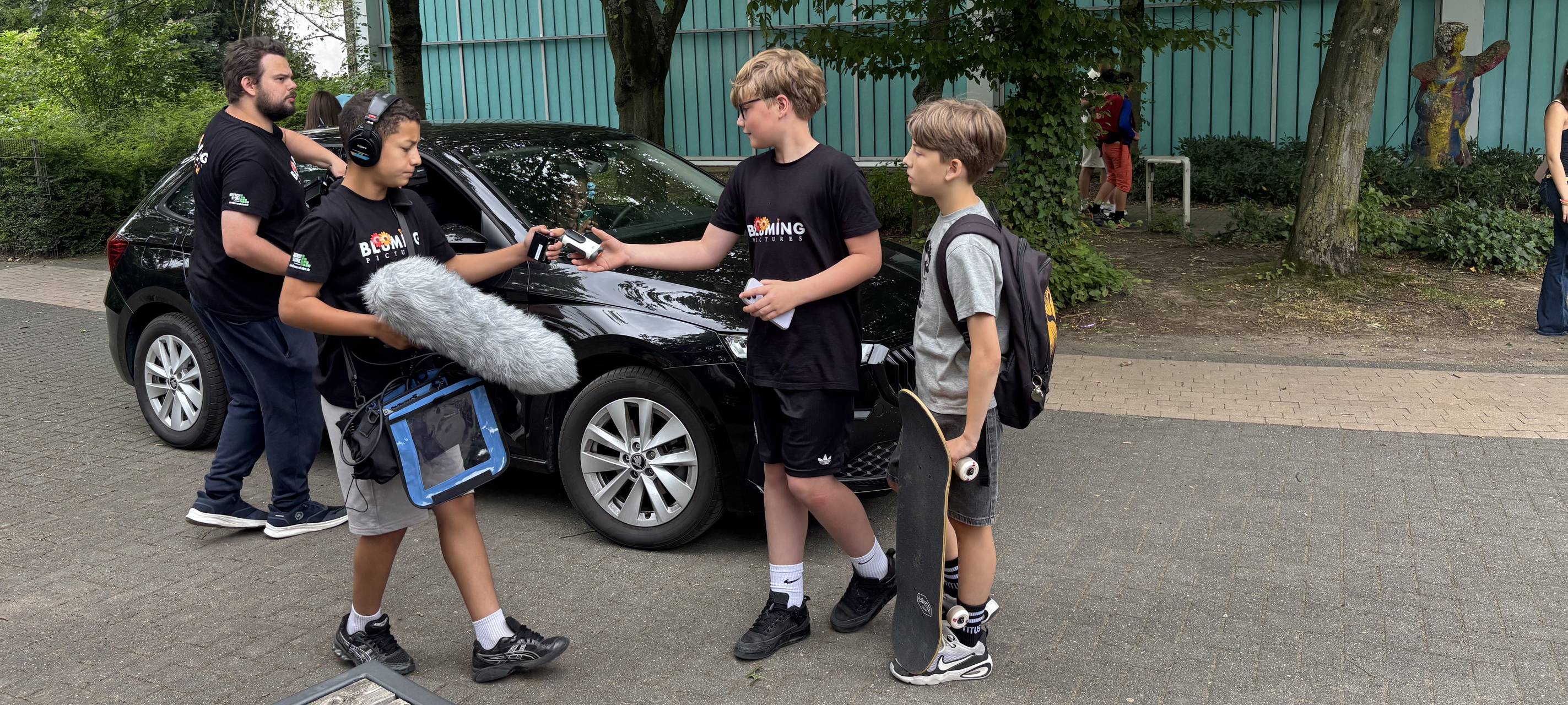 Meerbuscher Schülerinnen und Schüler drehen Spielfilm